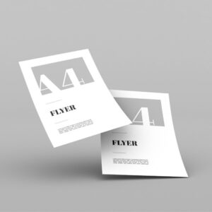 Impression flyer A4 Noir et blanc