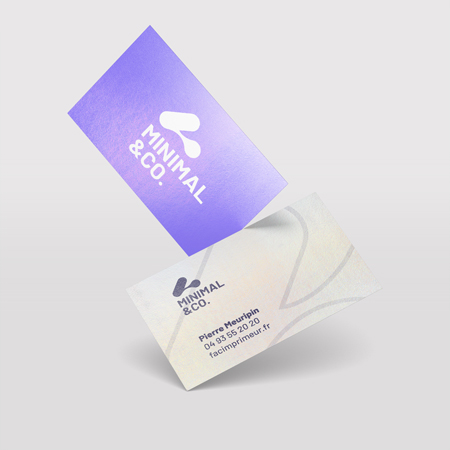 L’excellence se joue dans les détails.
Affirmez votre image avec une carte de visite haut de gamme. Carte de visite haut de gamme