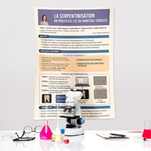 Poster scientifique en tissu