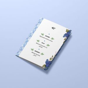 Menu A4 indéchirable