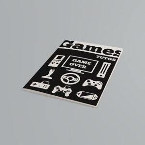 Brochure noir et blanc format A5