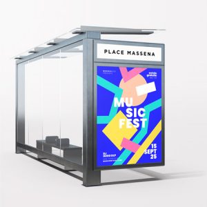 Impression affiche abribus