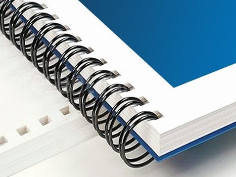 Impression avec reliure métallique pour un rendu robuste et élégant. Impression reliure métalique