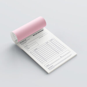 Carnet de commande autocopiant