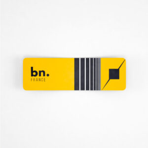 Autocollant rectangulaire