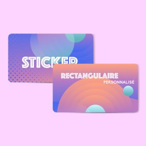 Sticker Rectangulaire