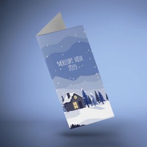 Impression carte de voeux en ligne