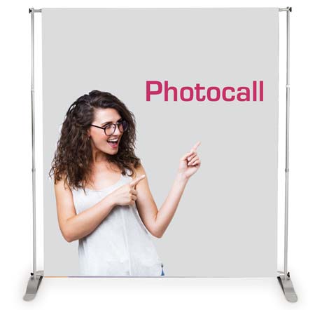 Notre imprimerie imprime votre photocall personnalisé pour tous type d'évènements Photocall en tissu