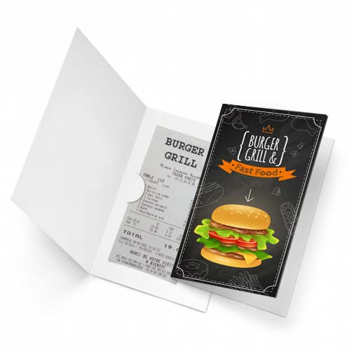 Porte-addition : la touche finale élégante pour vos services. Porte addition