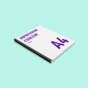 Impression reliure thermocollée couleur