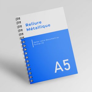 Reliure metallique