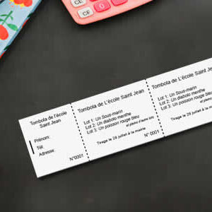 Tickets Noir et Blanc