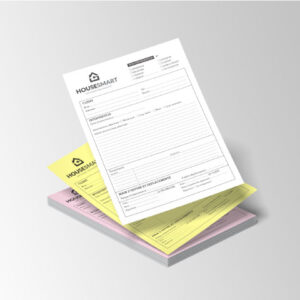 Autocopiant triplicata imprimé