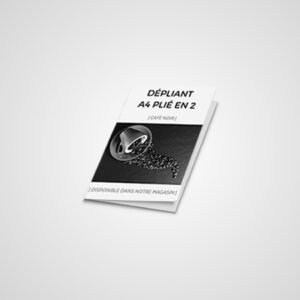 Dépliants A4 en Noir et Blanc