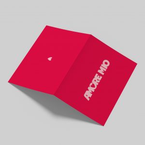 Carte de Voeux pliée A5 fermé