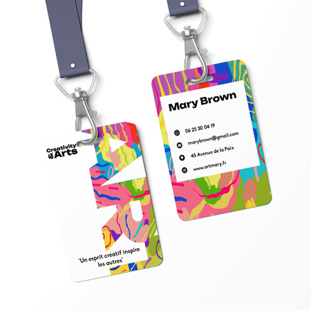 Badge professionnel – Identifiez-vous avec élégance et professionnalisme. Badge professionnel