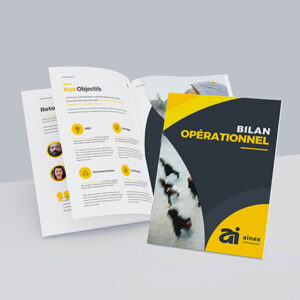 Impression de brochure commerciale