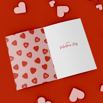 Carte de Voeux Saint Valentin