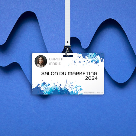 Le badge événementiel : Votre clé d'accès vers une expérience inoubliable Badge professionnel