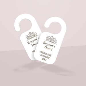 Impression accroche porte