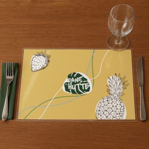 Set de table restaurant plastifié