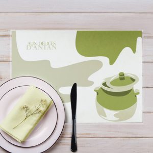 Impression de set de table plastifié