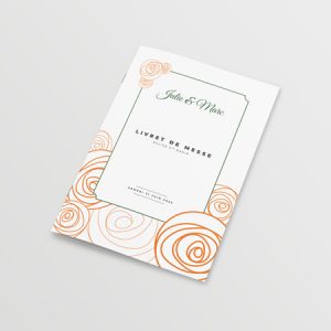 Impression livret de messe mariage