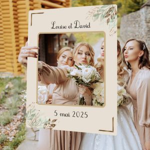 Cadre à selfie mariage