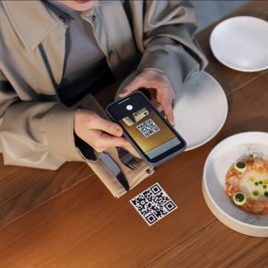 Sticker QR code carré