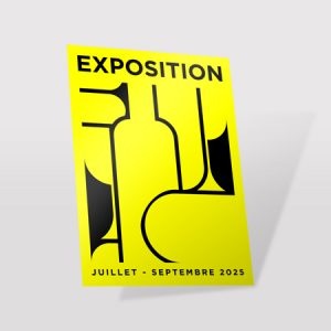 Impression Affiche fluo