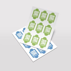 Etiquette forme personnalisée