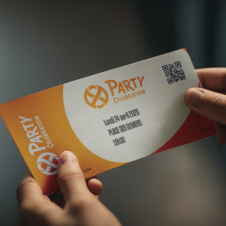 Imprimer billet de spectacle Tickets spectacle personnalisés