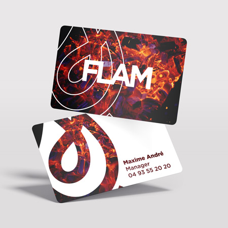 Carte de visite PVC – Résistante, moderne et durable. Carte de visite PVC