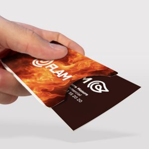 Etui de carte de visite personnalisé