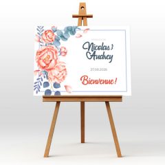 Panneau bienvenue mariage