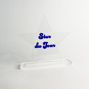 Trophée personnalisé