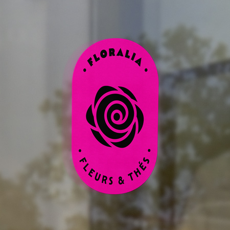 Impression fluo en ligne Vinyle adhésif fluo