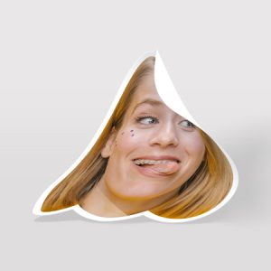Sticker personnalisé visage