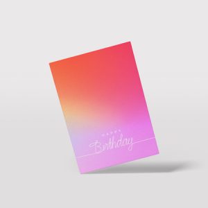 Carte d'anniversaire simple