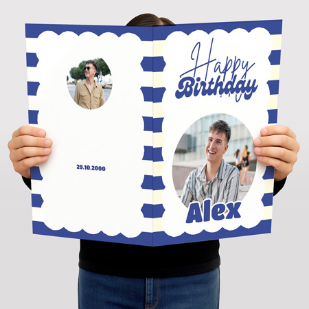 Carte anniversaire géante