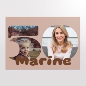 Affiche anniversaire 50 ans