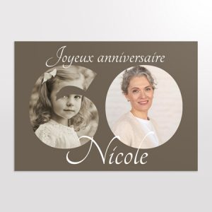 Affiche anniversaire 60ans