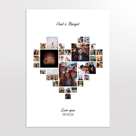 Affiche photo personnalisée