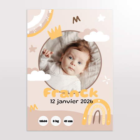 Affiche naissance