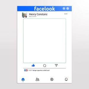 Impression cadre facebook