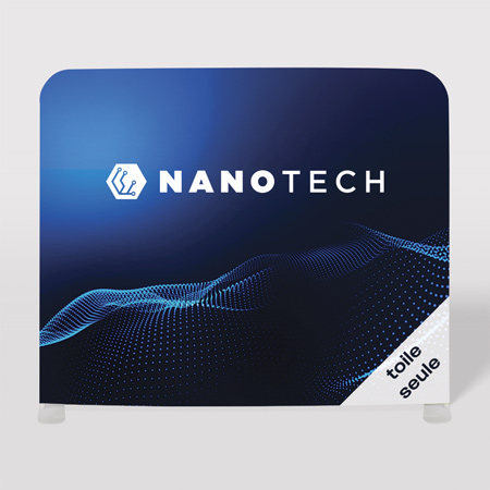 Un habillage textile prêt à remplacer votre visuel actuel et rafraîchir instantanément votre communication. Visuel seul formulate