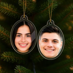 Boule de noël visage