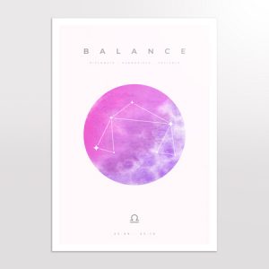 poster signe balance
