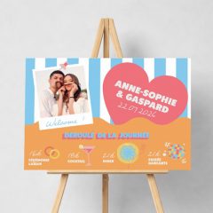 Panneau affichage mariage