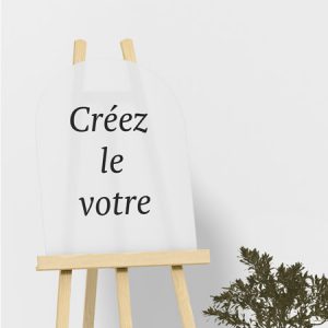 Panneau arche de bienvenue personnalisé